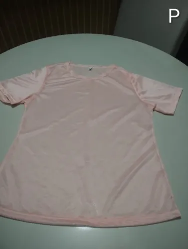 Blusa rosa transparente