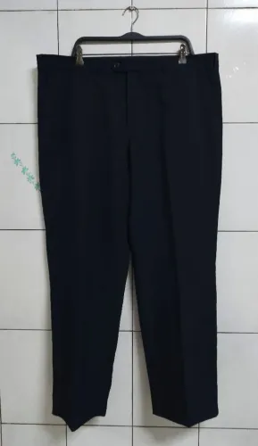 Calça social masculina preta cerigatto tamanho 54