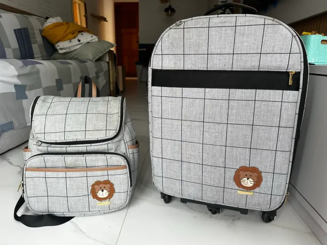 Conjunto Bolsa e mala maternidade