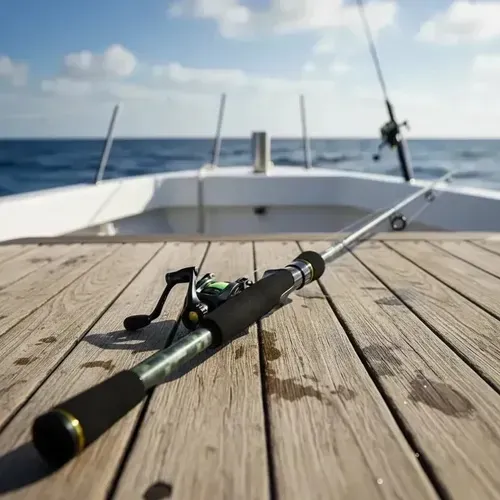 Pesca boa (vara de pescar completa carretilha linha isca) barato