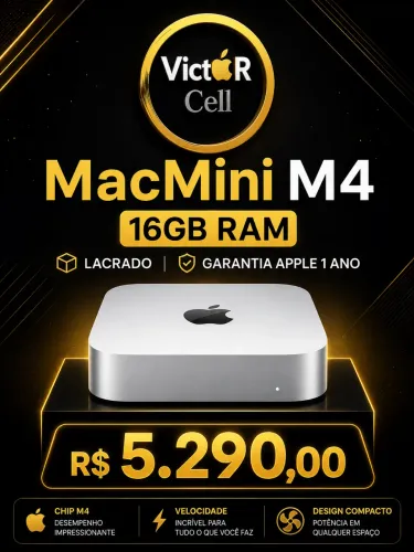 (PROMOÇÃO) Mac Mini M4 16GB RAM