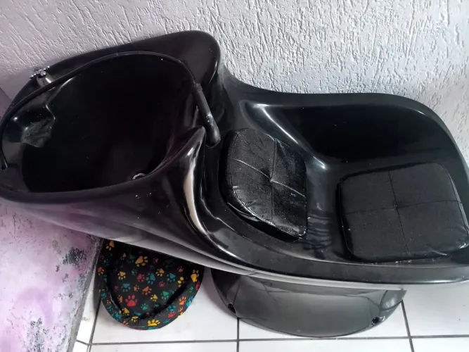 Lavatório para barbearia e cadeira juntos