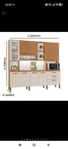ARMÁRIO COZINHA EM MDF
