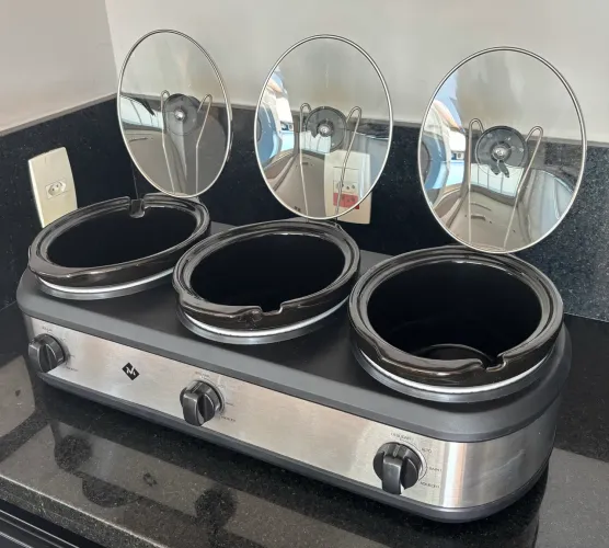 Buffet Elétrico Triplo Member?s Mark LY-325 (Cerâmico) 110V Semi Novo