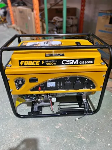 Gerador de Energia 9Kva Gasolina 220v C/ Partida Elétrica - Csm (Novo)
