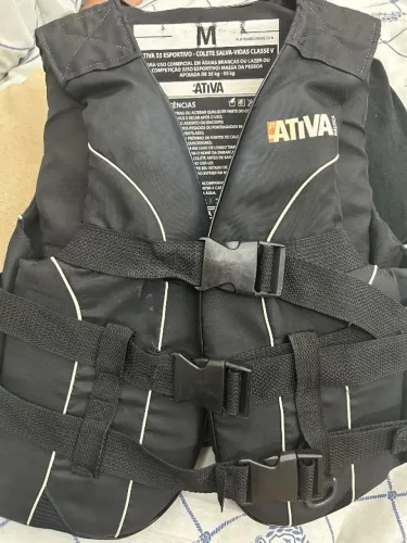 Colete Salva Vidas 55  Ativa - Cor Preto