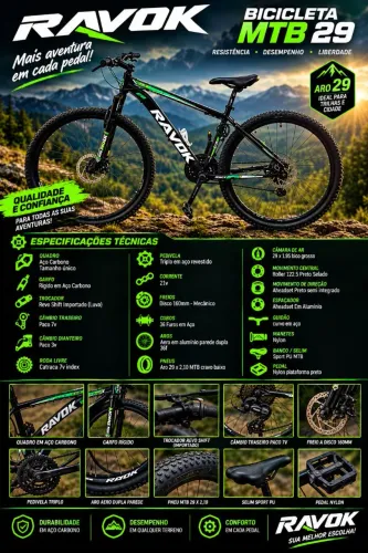 Bicicleta Aro 29