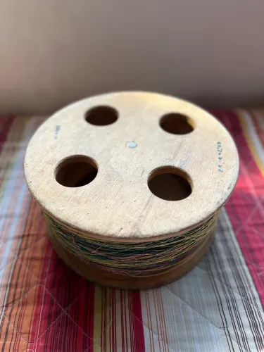 Carretilha De Madeira + pipas
