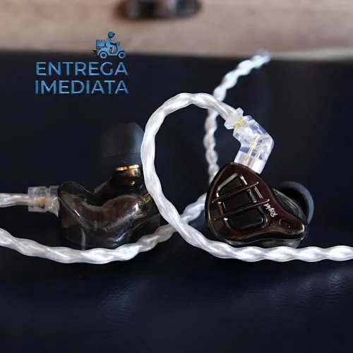 Fone KZ ZAR In-Ear Profissional 16 Drives Som Profissional - Novo Caixa Lacrada