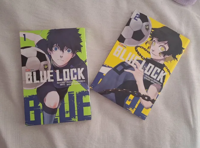 Mangás Blue Lock Vol1 e Vol2