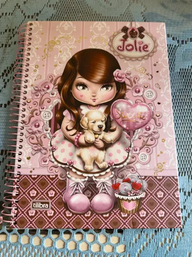 caderno jolie anos 2000 vintage