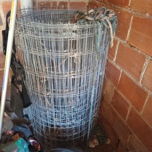 Tela cerca soldada, aço galvanizada malha 22metros x 1,25 só R$650