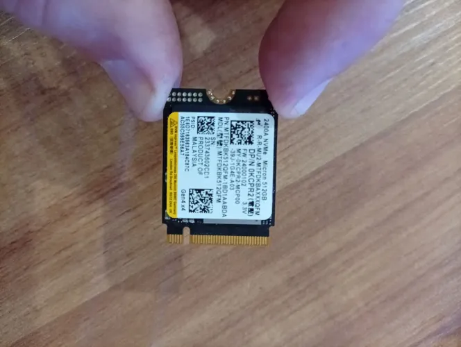 SSD NVME 2230 512GB (Saudável)