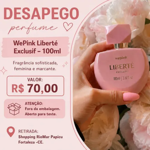 Perfume WePink Liberté Exclusif 100ml 
