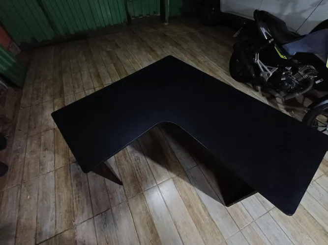 Mesa de escritorio em L e para sutup gamer