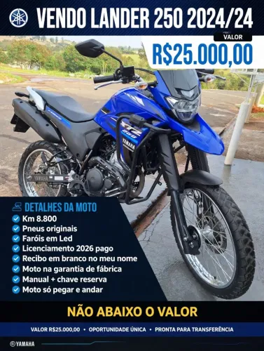Vendo uma XTZ Lander.