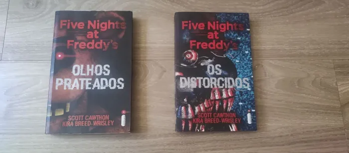 Kit Five Nights at Freddys: Olhos Prateados + Os Distorcidos - Seminovos