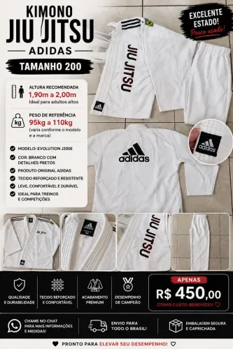 Kimono Jiu jitsu Adidas