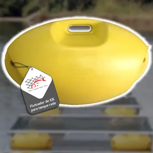 Flutuador boia para tanque rede
