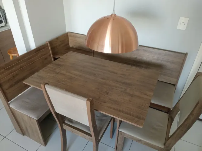 Mesa canto alemão MDF