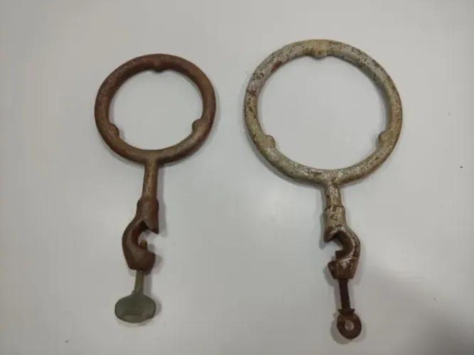  Anel De Ferro Antigo (2 Unidades) Laboratório Vintage Oam  (Usado)