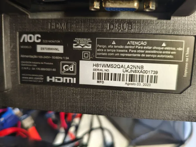 Vendo monitor 19p