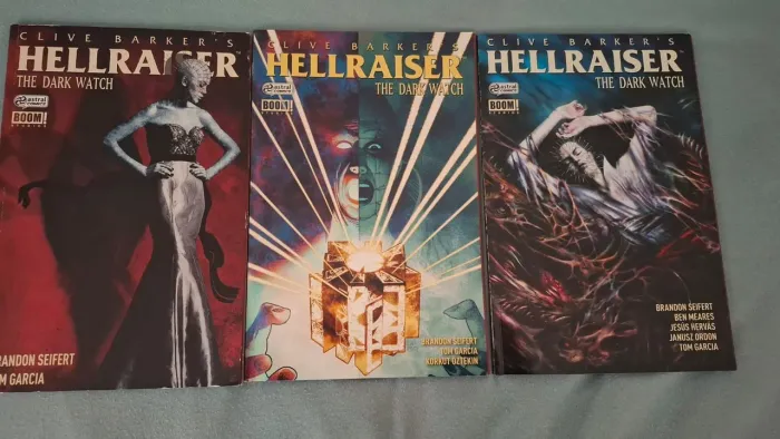 Box Hellraiser: The Dark Watch - Clive Barker | 3 HQs Completa ?