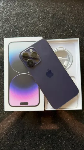 iPhone 14 Pro - Roxo Profundo - Excelente Estado