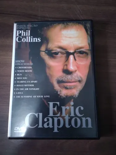 DVD Eric Clapton & Friends - Live 1986 (Com Phil Collins) - Bom Estado
