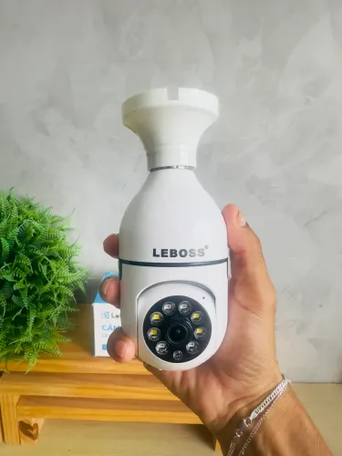 Câmera Lâmpada IP LEBOOSS LB-CA187 | Áudio Bidirecional | Entrega Imediata