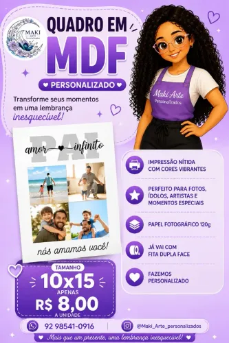 Quadro em MDF 