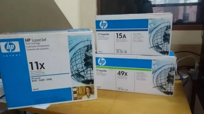 Cartuchos novos e recondicionado