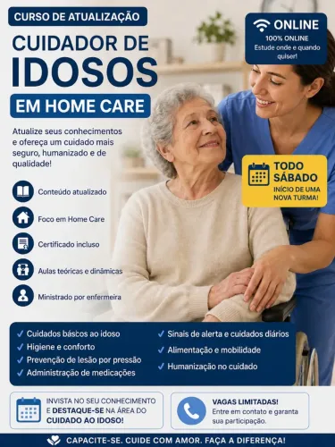 Cursos profissionalizante para Téc de Enfermagem. 