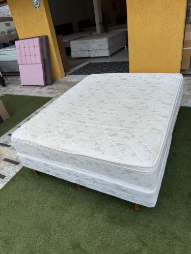 Cama box Queen com colchão Queen MAXFLEX SWMINOVO - Entrego!