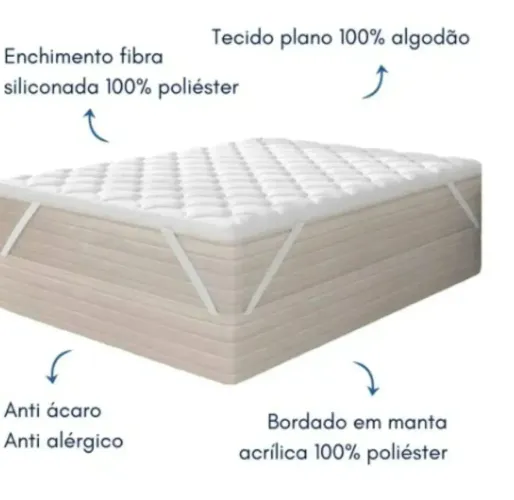 Protetor de Colchão Pillow Top 200 Fios da Ortobom,