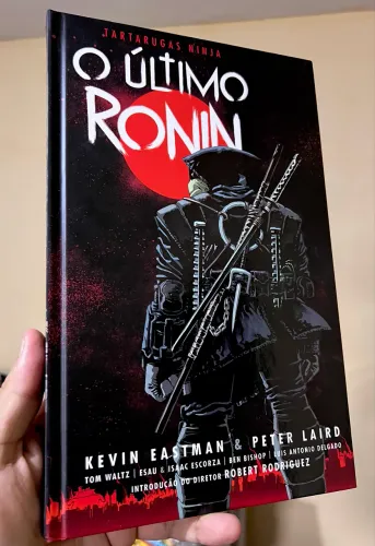 Tartarugas ninja o Último Ronin pipoca e nanquim
