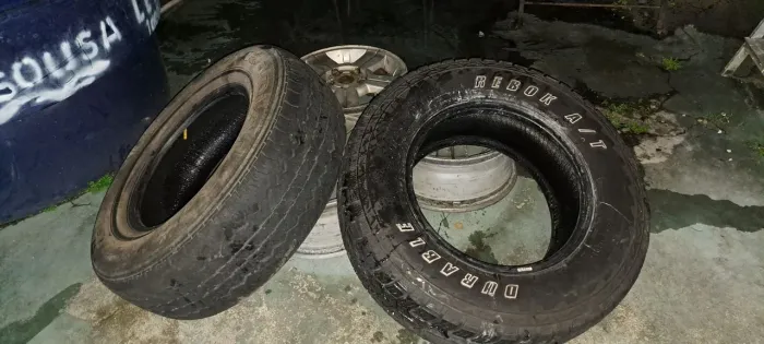 Roda Chevrolet S10, 2 Aro de alumínio 16 + 2 Pneus
