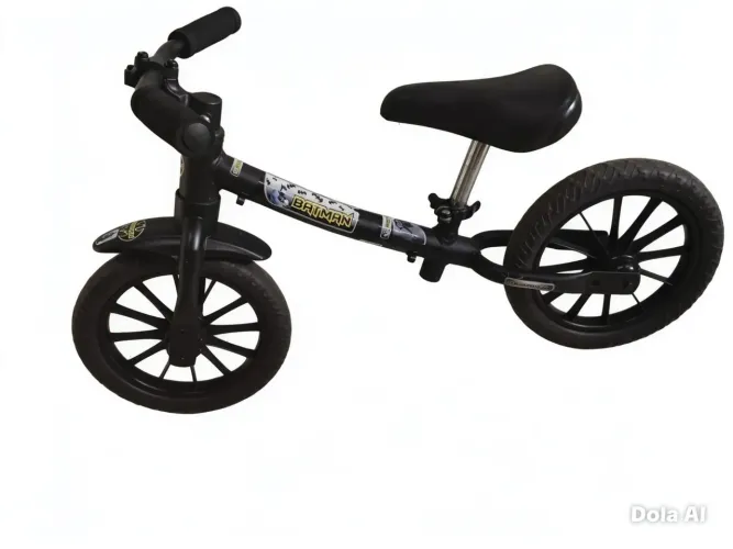 Bicicleta de equilíbrio Aro 12 Batman Higienizada