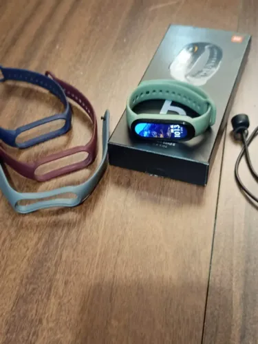Mi Band 6 Xiaomi com 3 pulseira extra completo com a caixa