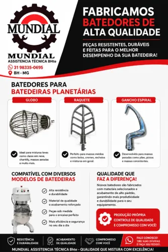 BATEDORES BATEDEIRAS INDUSTRIAIS 12 A 60 LITROS - ENVIO PARA TODO BRASIL
