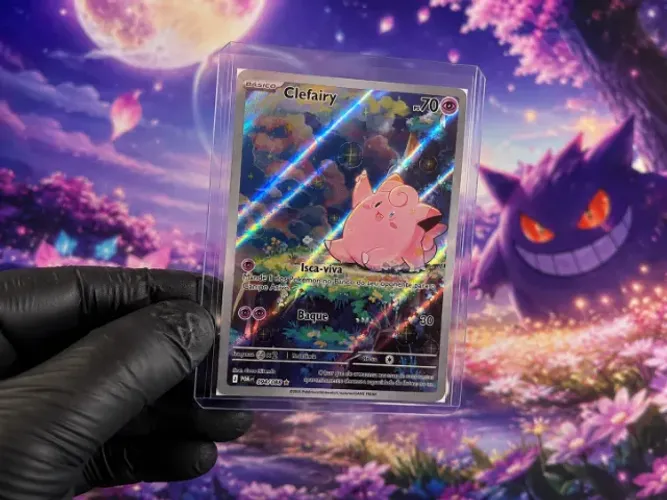 Carta Pokémon Clefairy (94/88) Full Art - Ilustração Rara (NM)