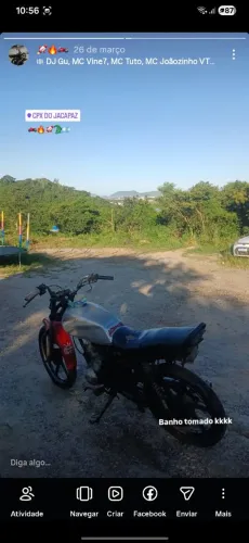 Informações na descrição Hunter 125 aceito troca 