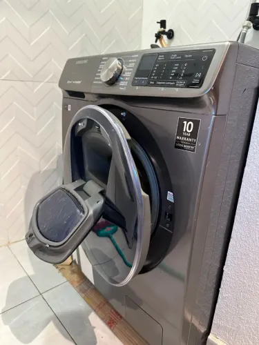 lava e seca Samsung 11 kgs inox funcionando tudo certinho testamos na hora