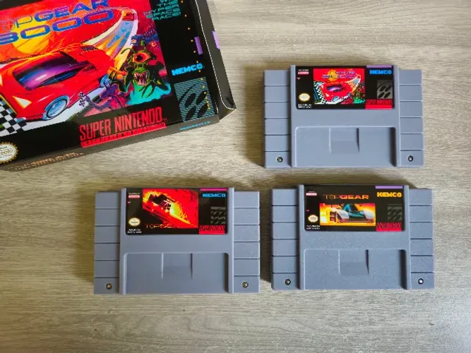 Cartucho de Super Nintendo - Triologia Top Gear