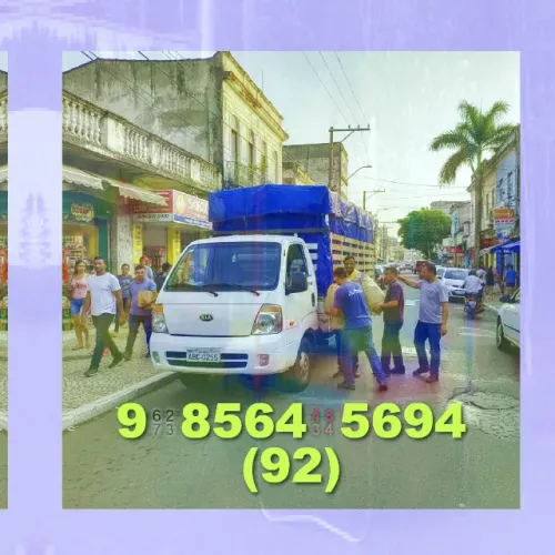 Mudança fácil e rápida! Frete disponível para você, entre em contato!