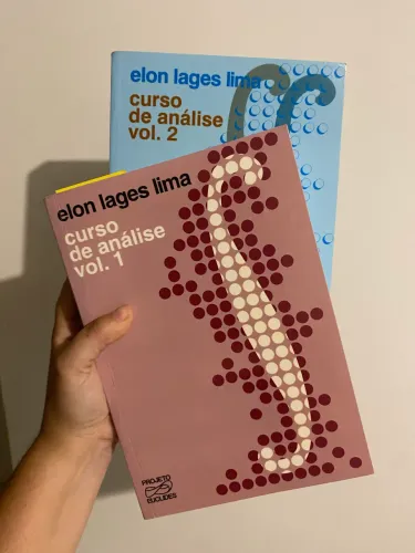 Livros: Curso de análise vol 1 e vol 2
