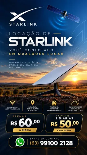 Aluguel (locação) de Starlink