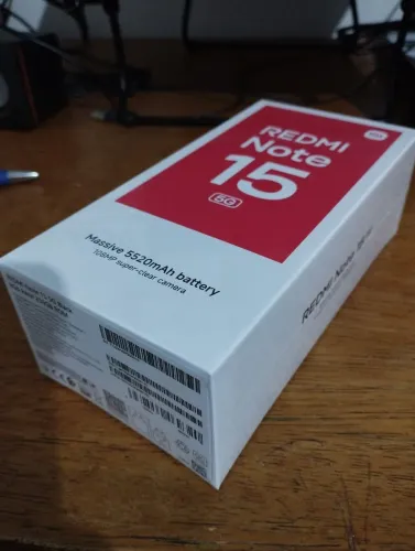 Redimi Note 15 5g preto novo lacrado 