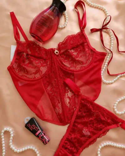 Lingeries vermelha