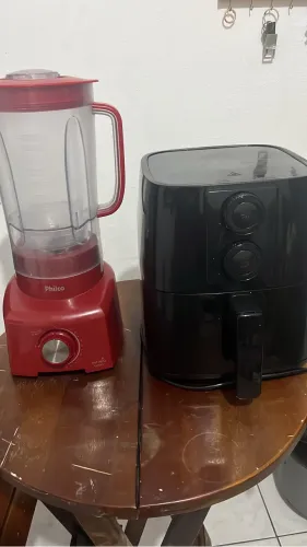 Liquidificador e air fryer